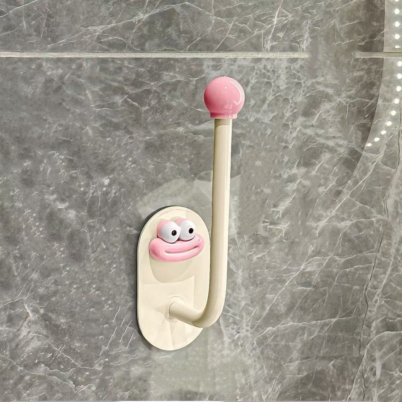 Bathroom Hair Tie Organizer, No-drill Wall Hook