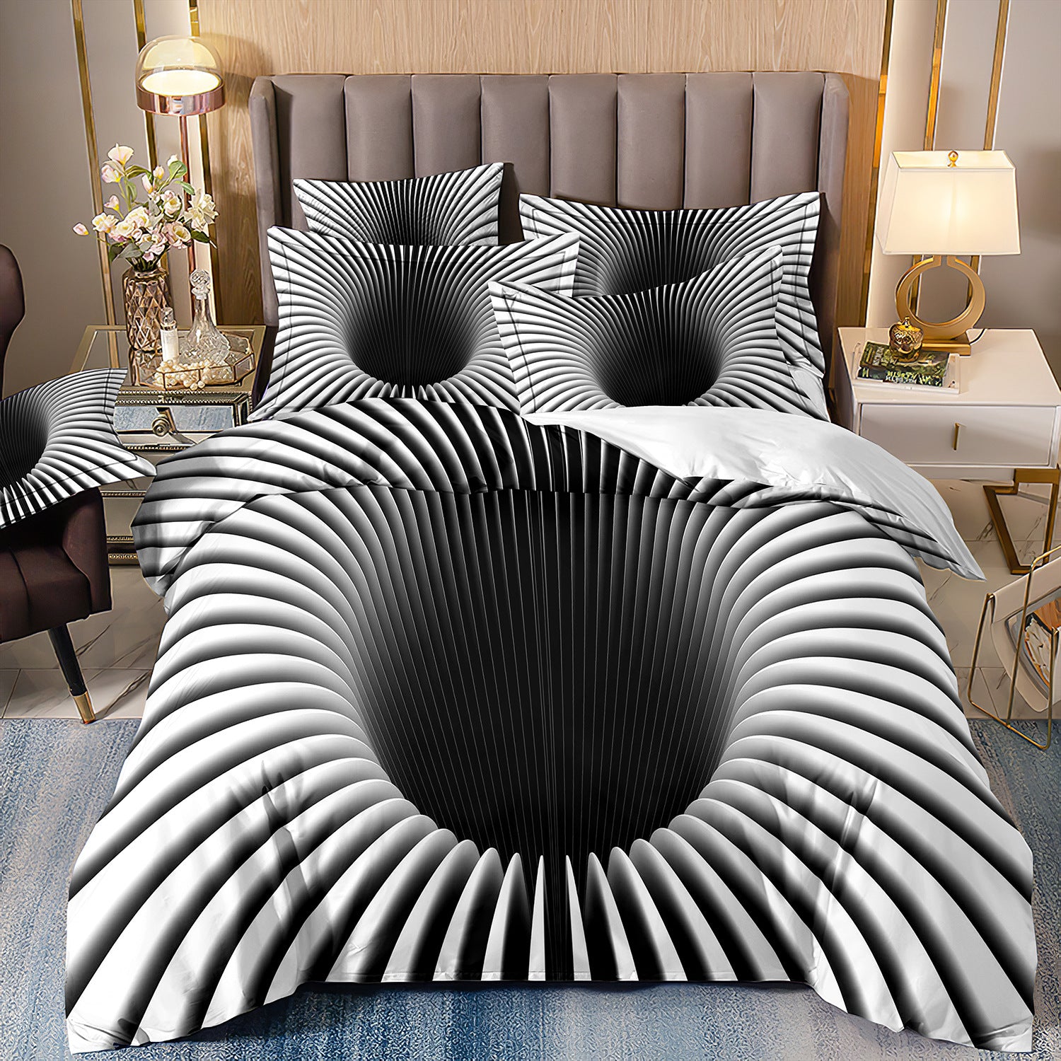 3D Digital-printed Home Textiles Abstract Duvet Cover