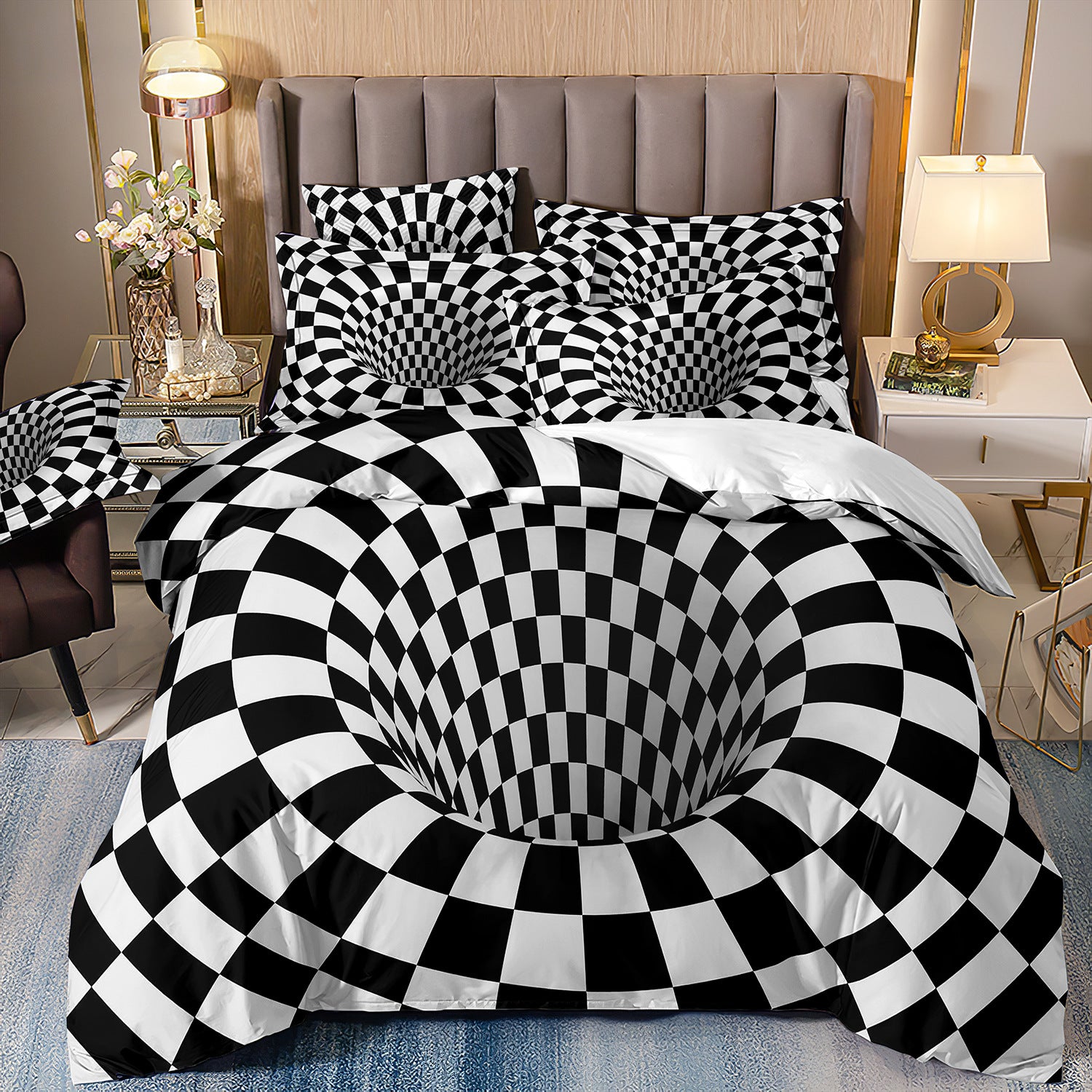 3D Digital-printed Home Textiles Abstract Duvet Cover