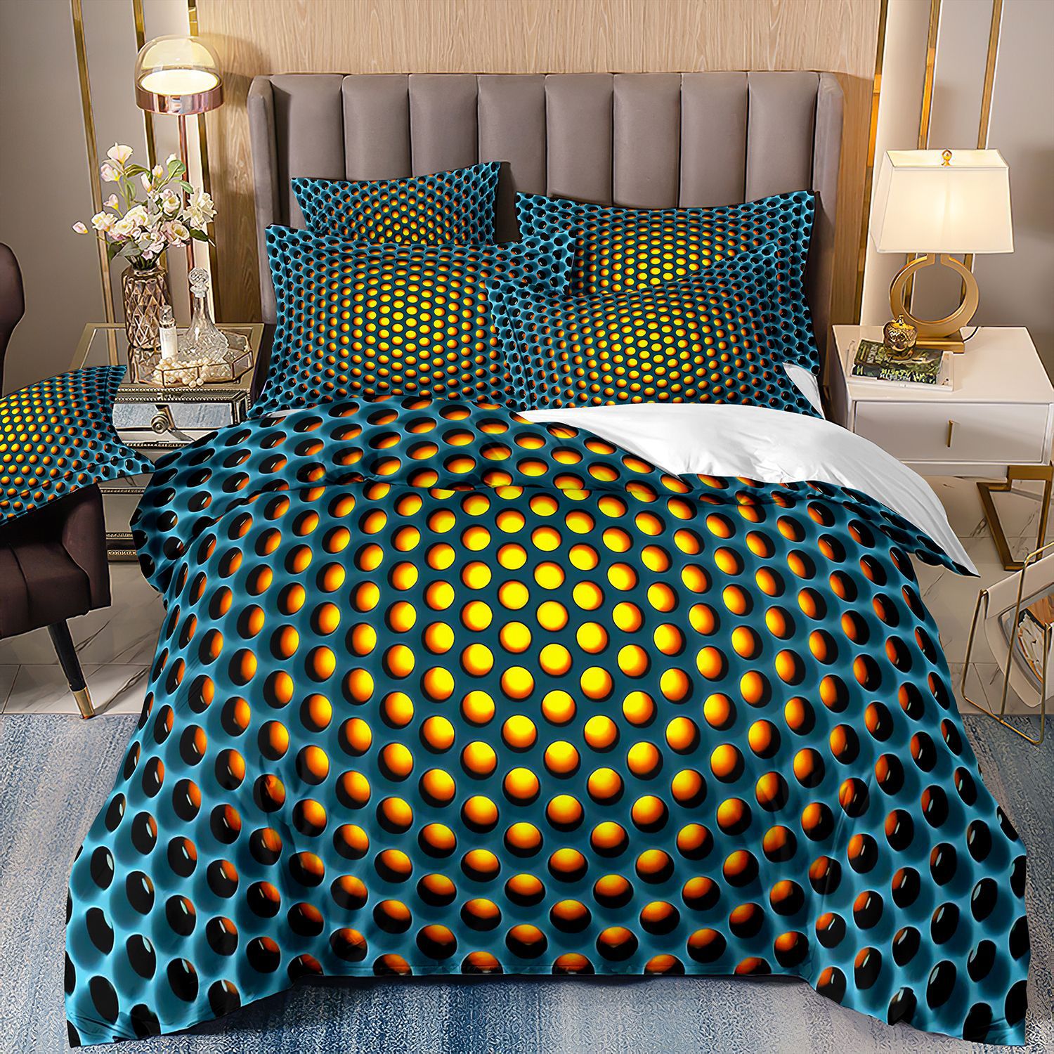 3D Digital-printed Home Textiles Abstract Duvet Cover