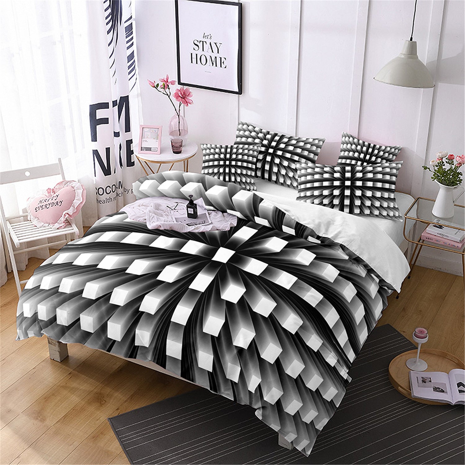 3D Digital-printed Home Textiles Abstract Duvet Cover